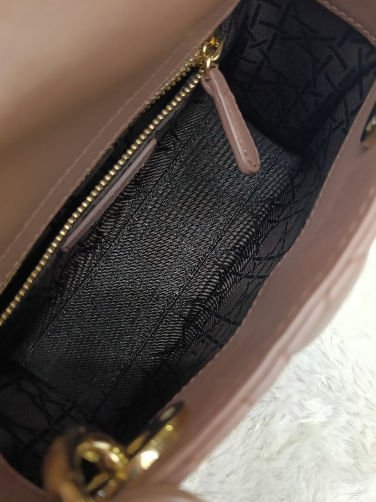 Lady Dior Mini Lamb Fard GHW 2019