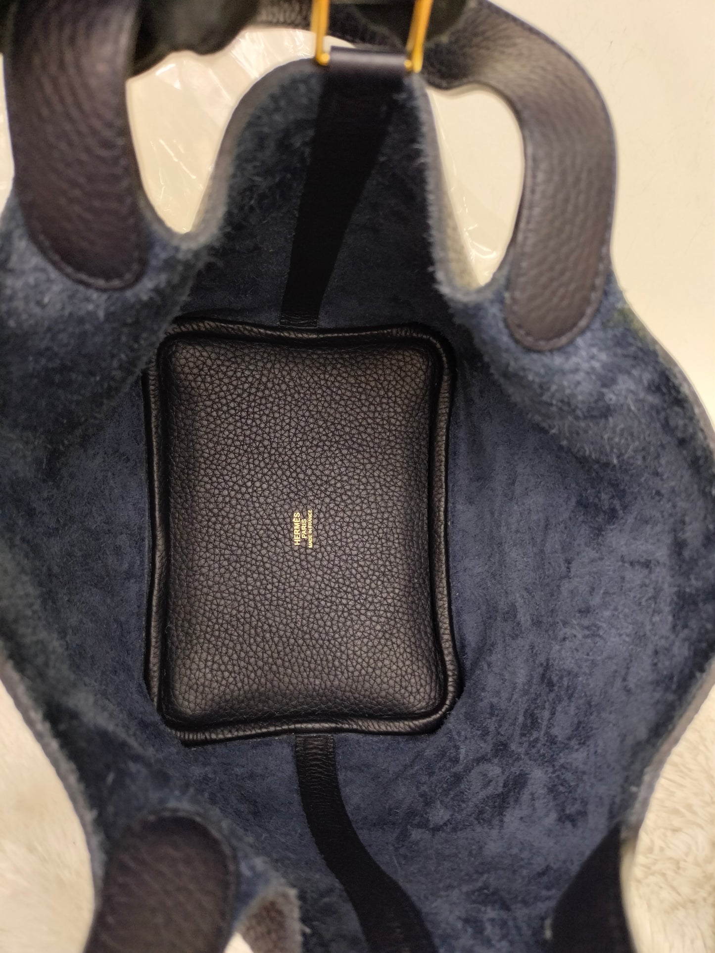 *Neverbeen Used* Picotin Lock 18 Clem Bleu Indigo GHW #Y