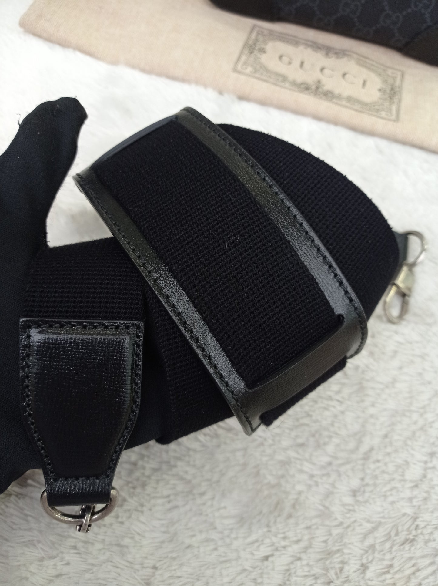 Gucci Bandoulier Boston Black SHW 2024