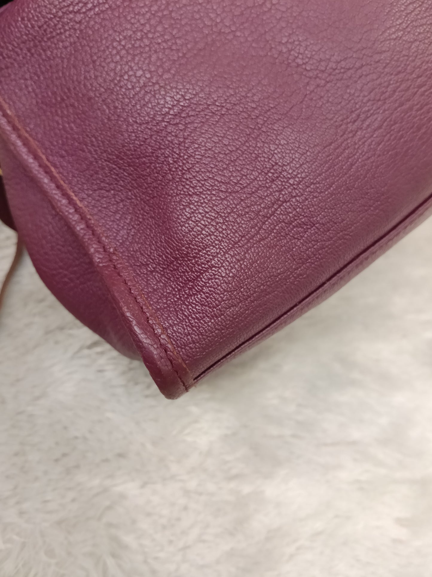 Balenciaga Small City Edge Prune GHW 2017