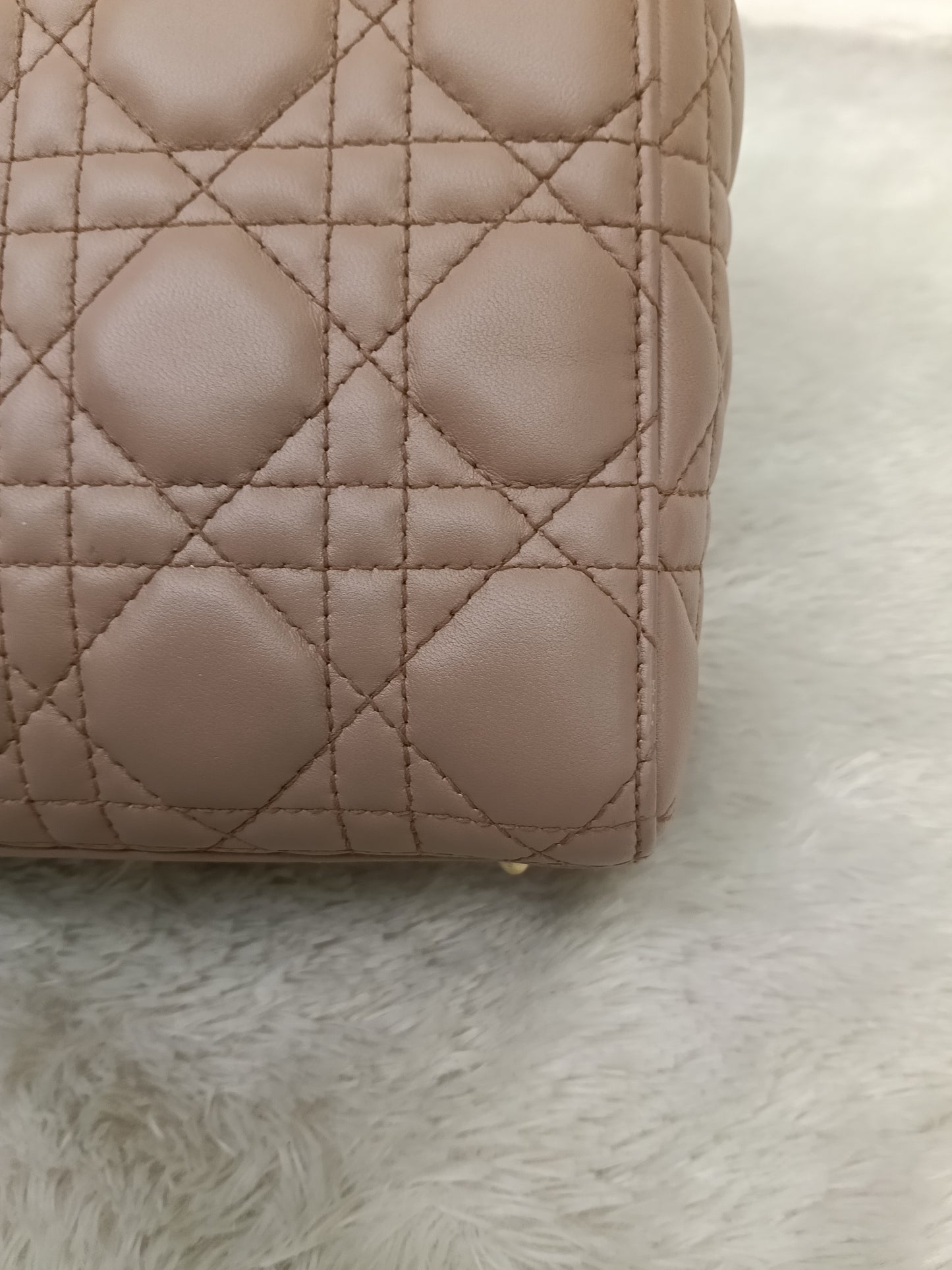 Lady Dior Small Lamb Fard GHW 2019