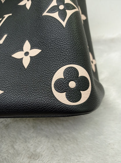 LV Neo Noe MM Monogram Empreinte Noir Creme 2022 (CHIP)