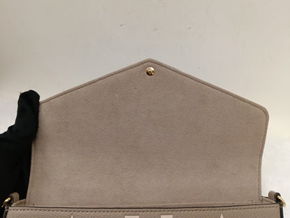 LV Felicie GM NV Monogram Empreinte Tourterelle Creme 2024 (CHIP)