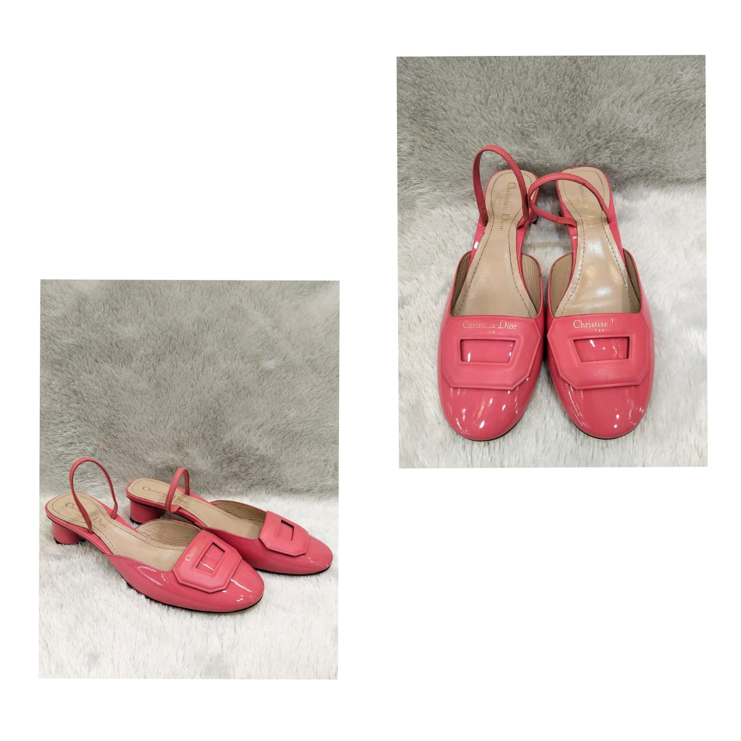Christian Dior Patent leather Pink Size 39