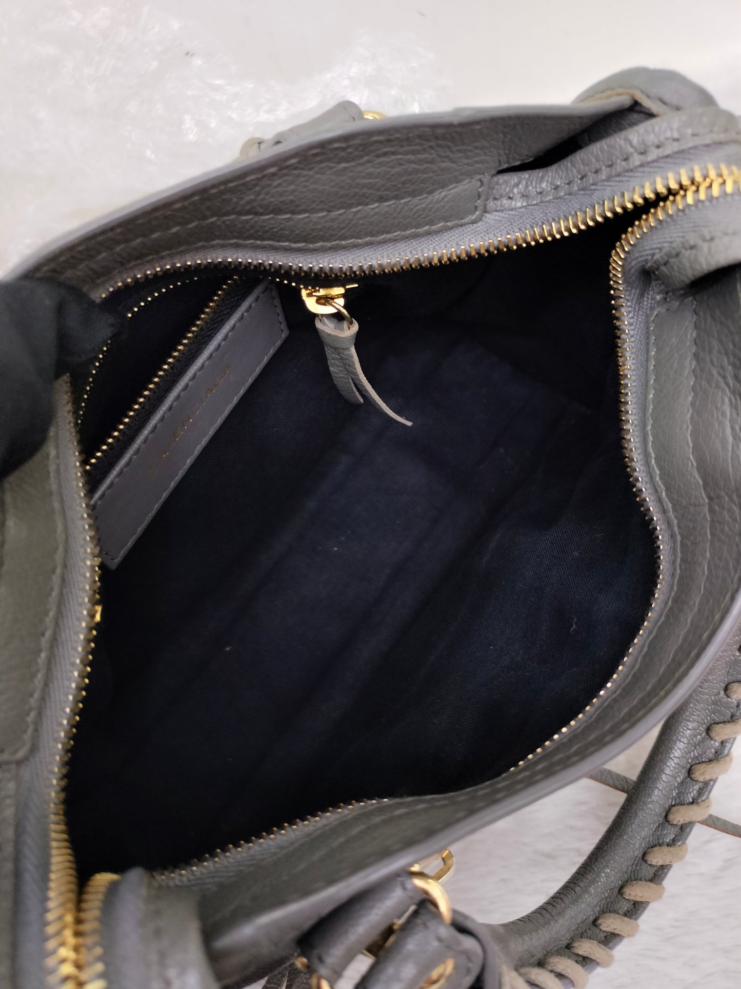 Balenciaga Mini City Edge Grey GHW 2017