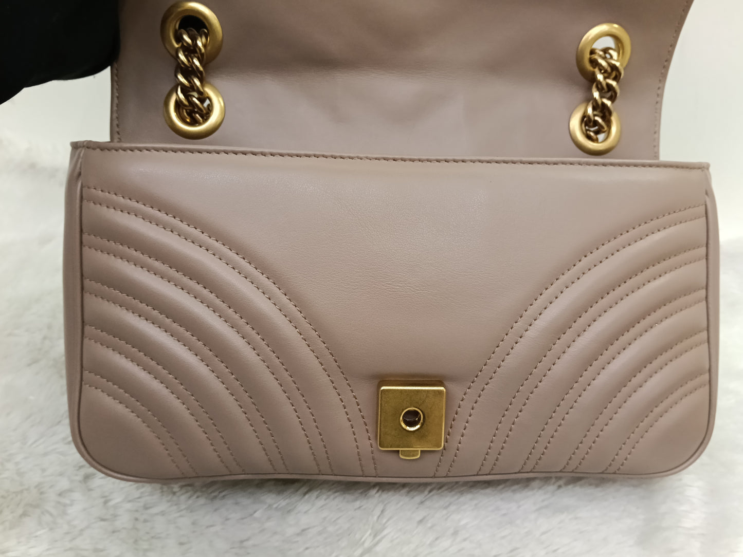 Gucci Marmont Small Nude GHW