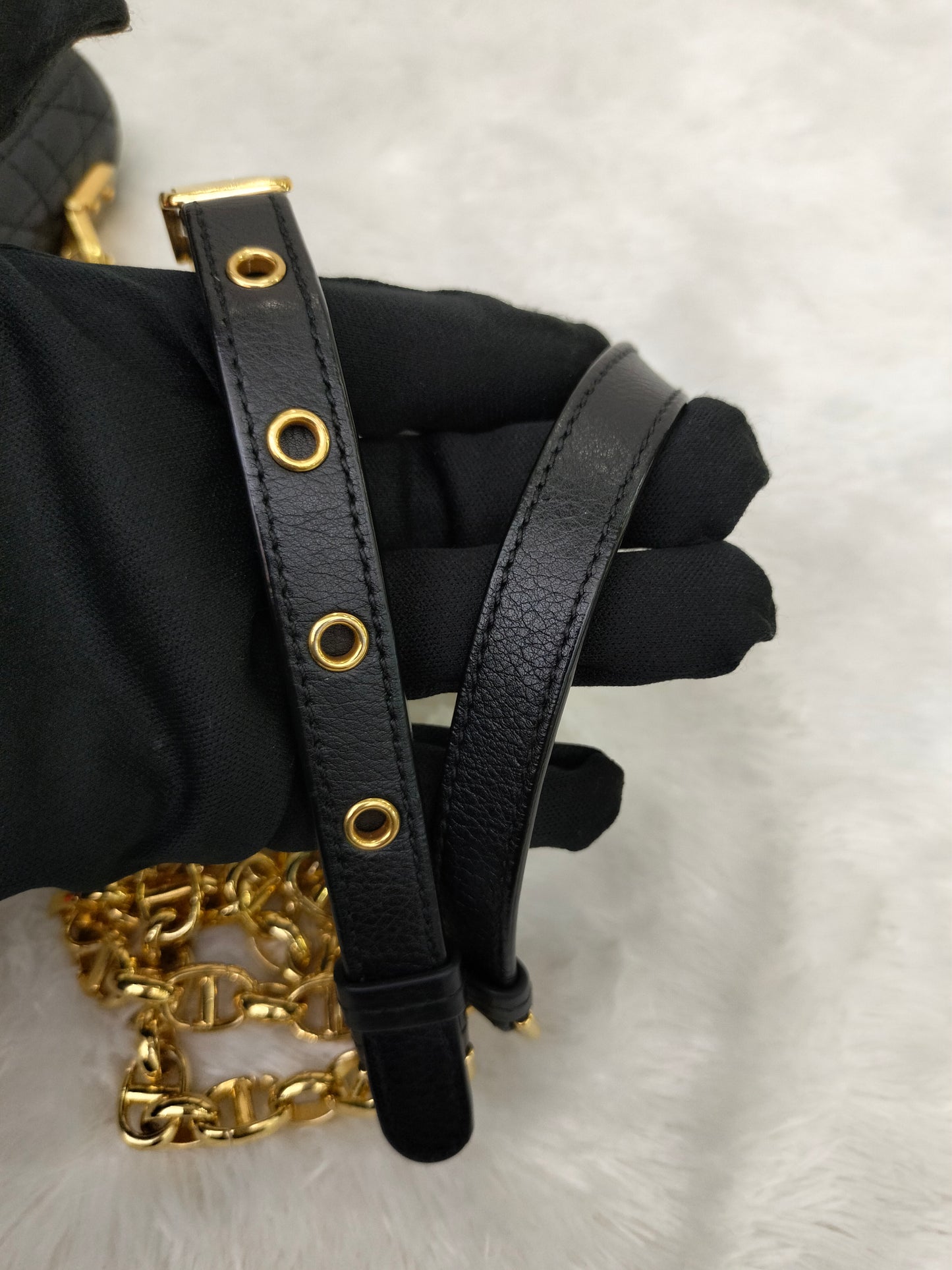 Dior Caro Small Black GHW 2021