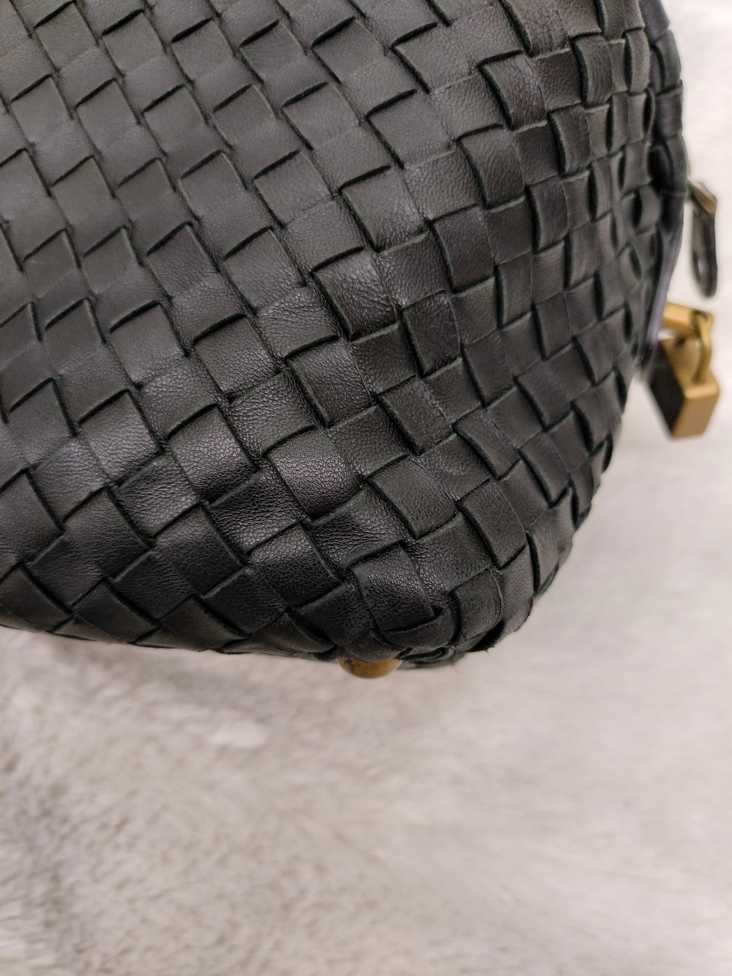 Bottega Veneta Intrecciato Boston Black GHW 2010