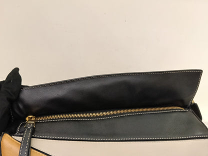 Loewe Puzzle Medium Amber Light Oat Black GHW 2019