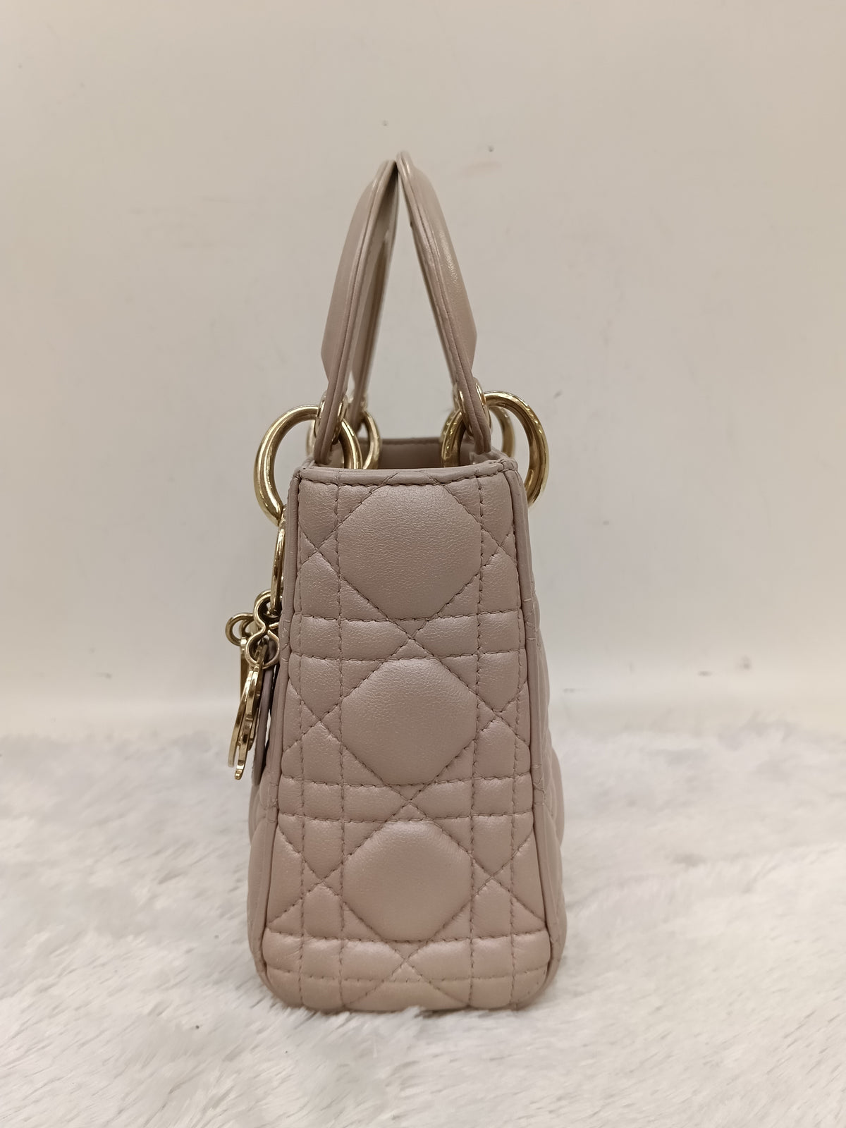 Lady Dior Mini Lamb Blush GHW 2017