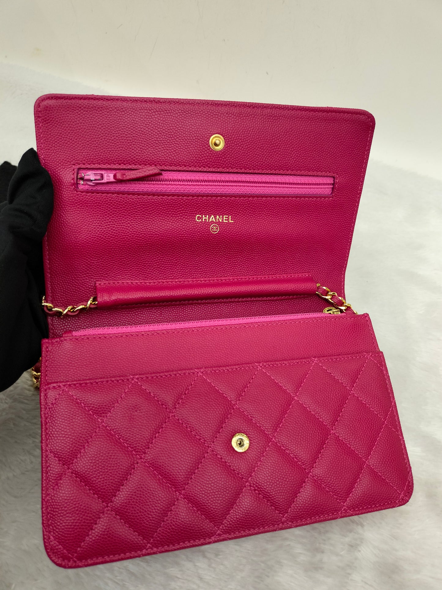 Chanel WOC Caviar Pink GHW #29