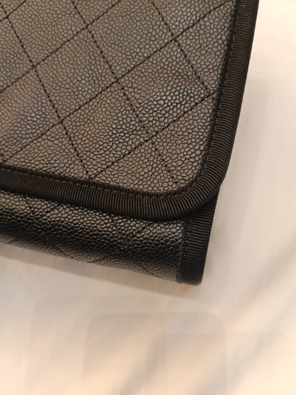 Chanel Top Handle Seasonal Flap Caviar Black SHW #25