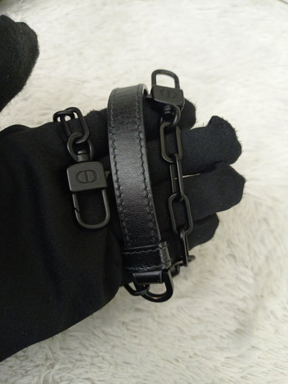 Dior Lady D'Joy Medium Cannage Diamond All Black 2022