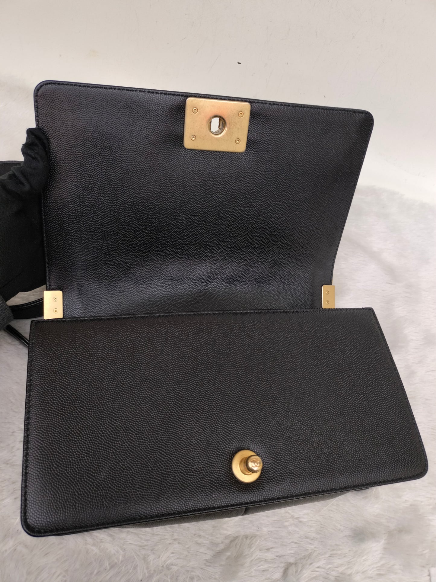 Chanel Boy 25 Caviar Black GHW #27