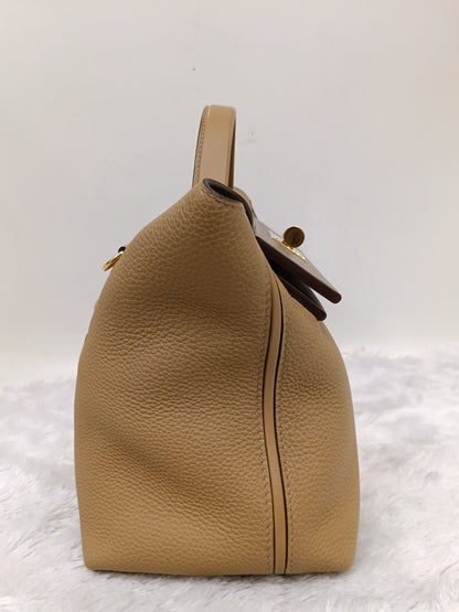 Hermes 2424 29 Togo Biscuit Alezan GHW #Z