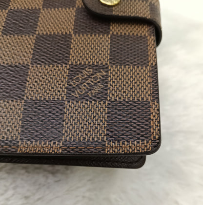LV Agenda Cover Ring PM Damier