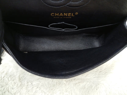 Chanel Small Caviar Black GHW DF #9