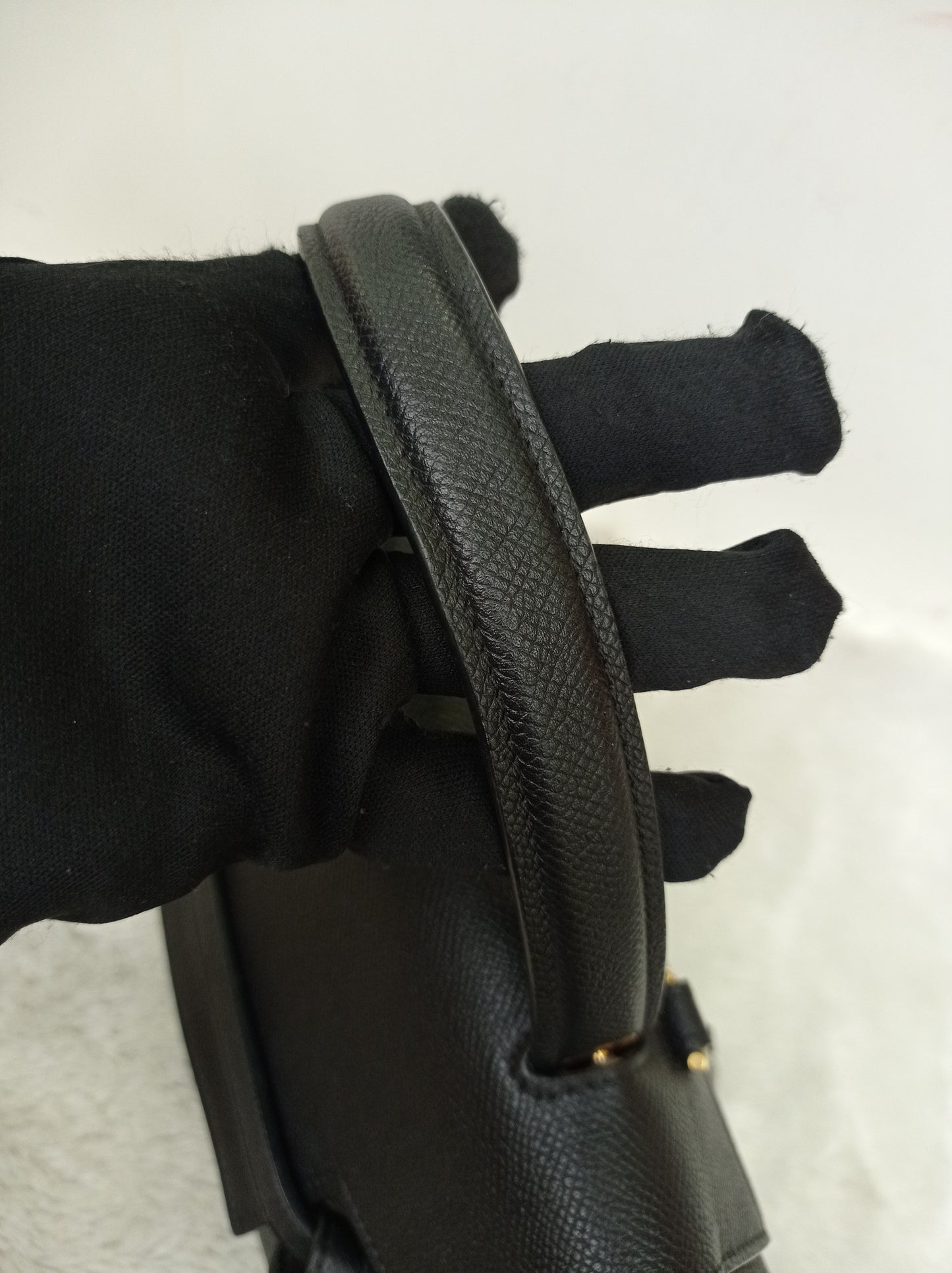 Celine Micro Belt Grained Black GHW 2017