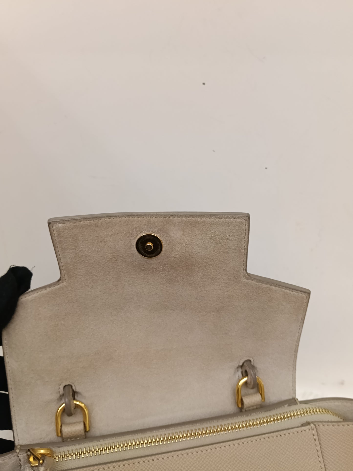 Celine Nano Belt Grained Light Taupe GHW 2018