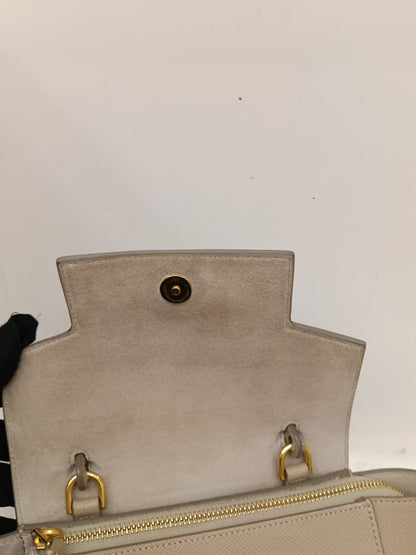 Celine Nano Belt Grained Light Taupe GHW 2018