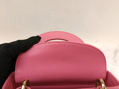 Lady Dior Mini Lamb Fuchsia GHW 2018
