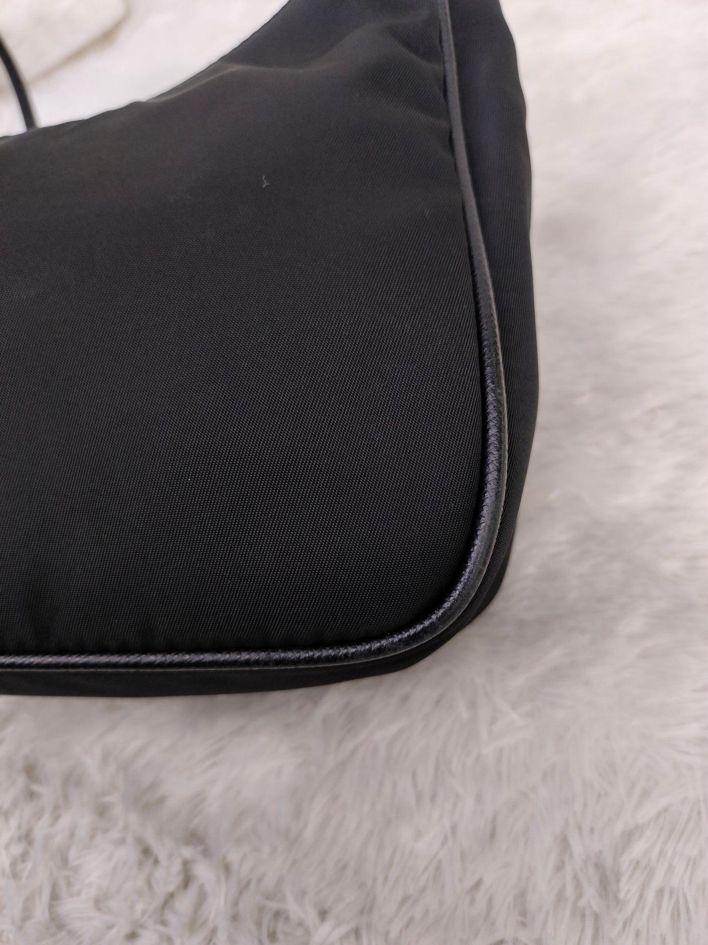 Prada Tessuto Saffian Nero Multi Pochette Re Edition Nylon SHW 2021