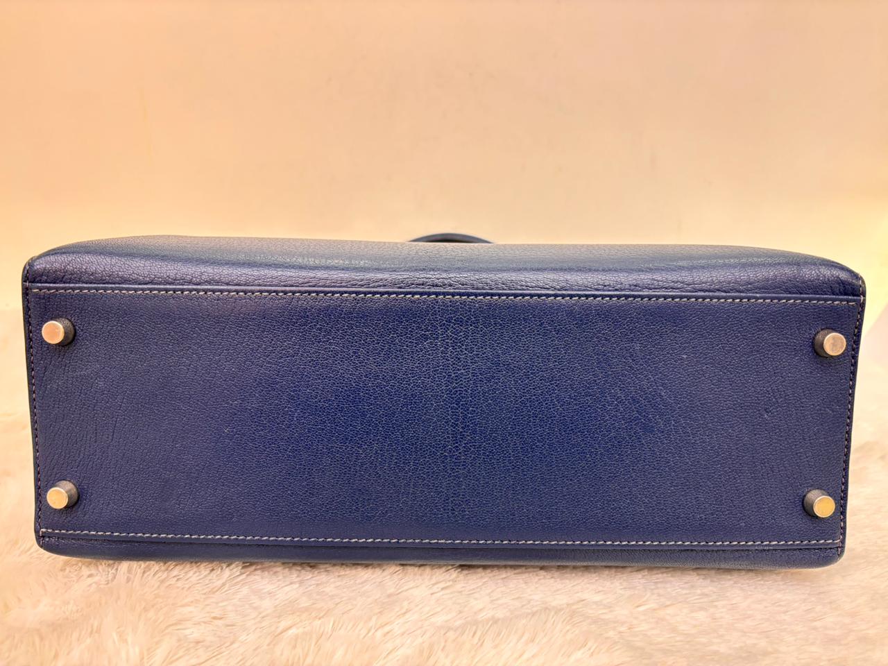 K32 Chevre Coromandel Blue De Malt PHW #L square