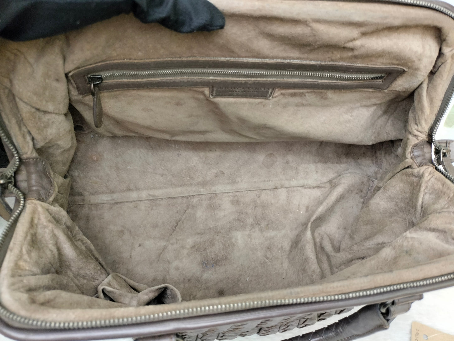 Bottega Veneta Intrecciato Doctor Bag Dark Grey RHW 2009