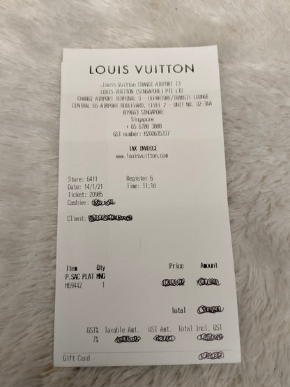 LV Petit Sac Plat Monogram 2021 (CHIP)