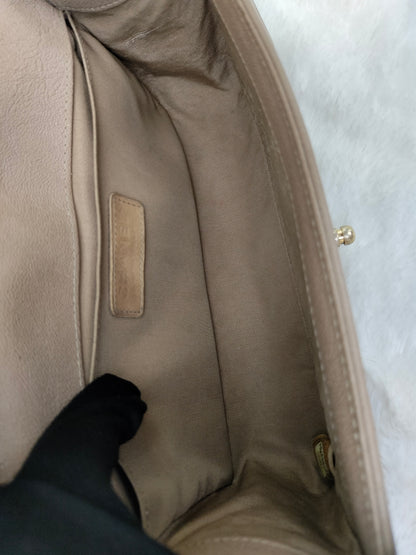 Chanel Boy 25 Caviar Caramel GHW #27