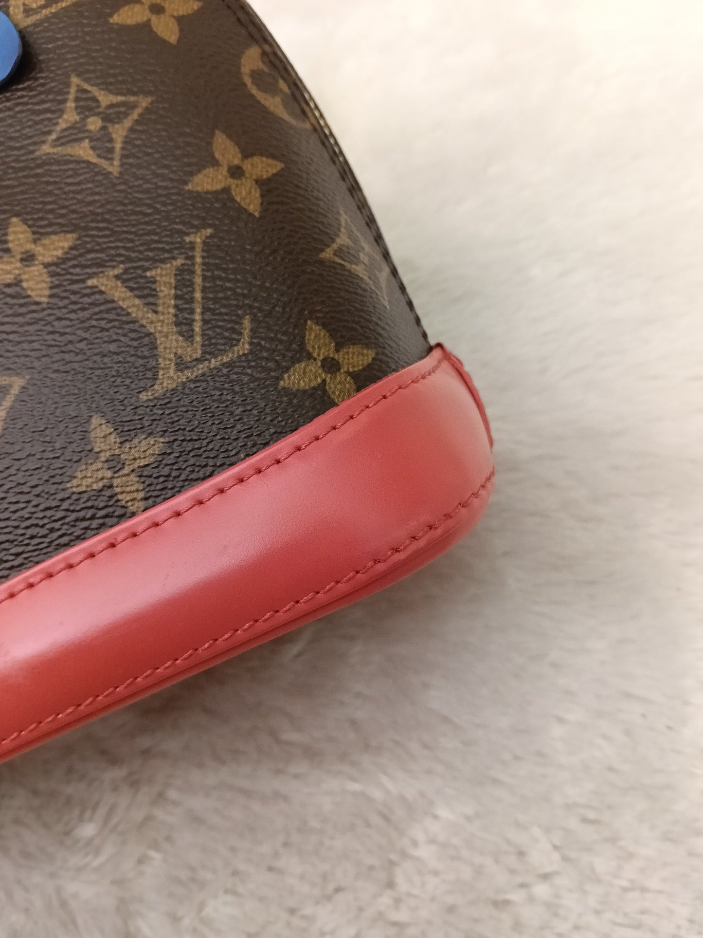 LV Alma BB Monogram Totem Flamingo 2015