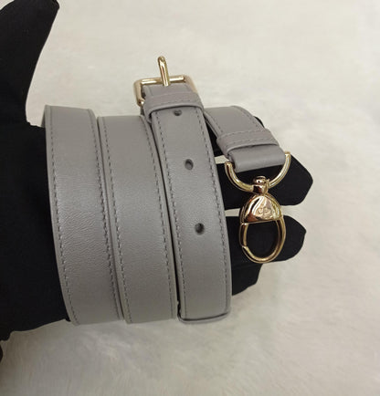 Lady Dior Medium Lamb Grey GHW