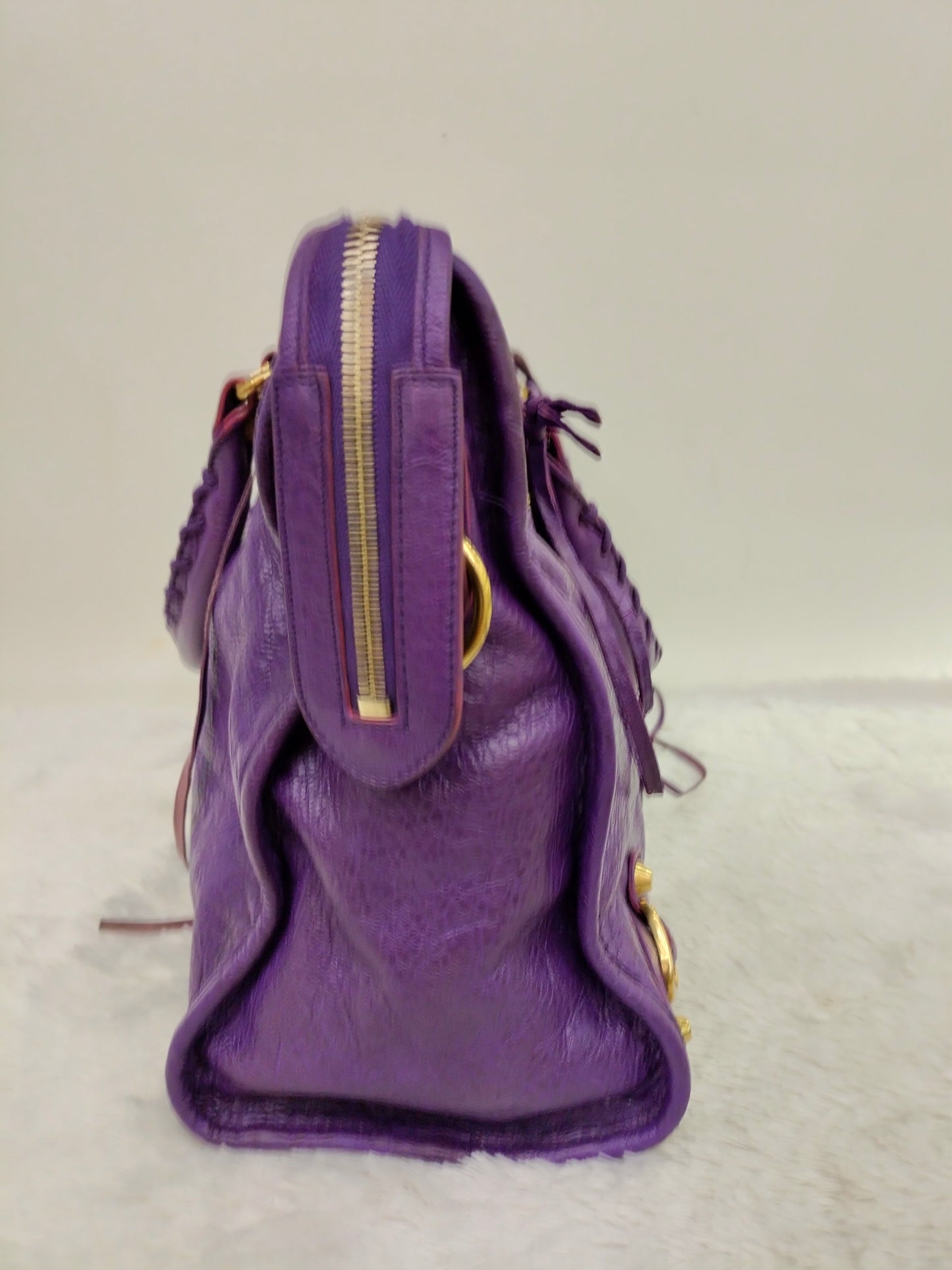 Balenciaga City Reguler Purple GHW 2012
