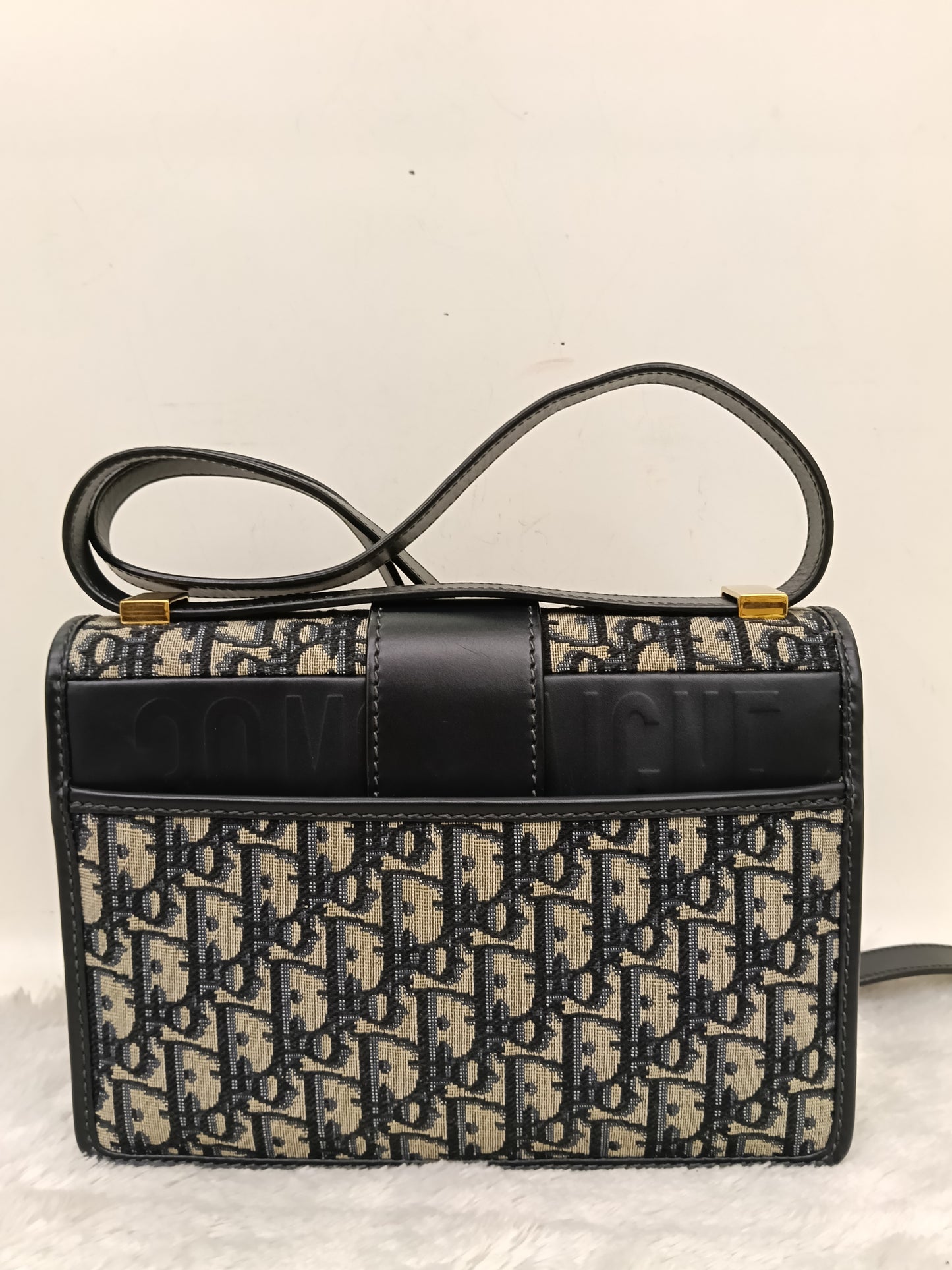 Dior Montaigne 30 Oblique Navy GHW 2022