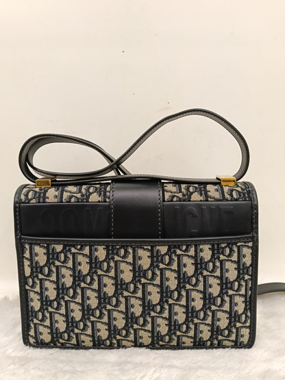 Dior Montaigne 30 Oblique Navy GHW 2022