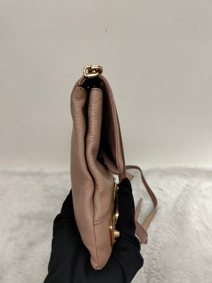 Balenciaga Envelope Clutch Rose De Sable GHW