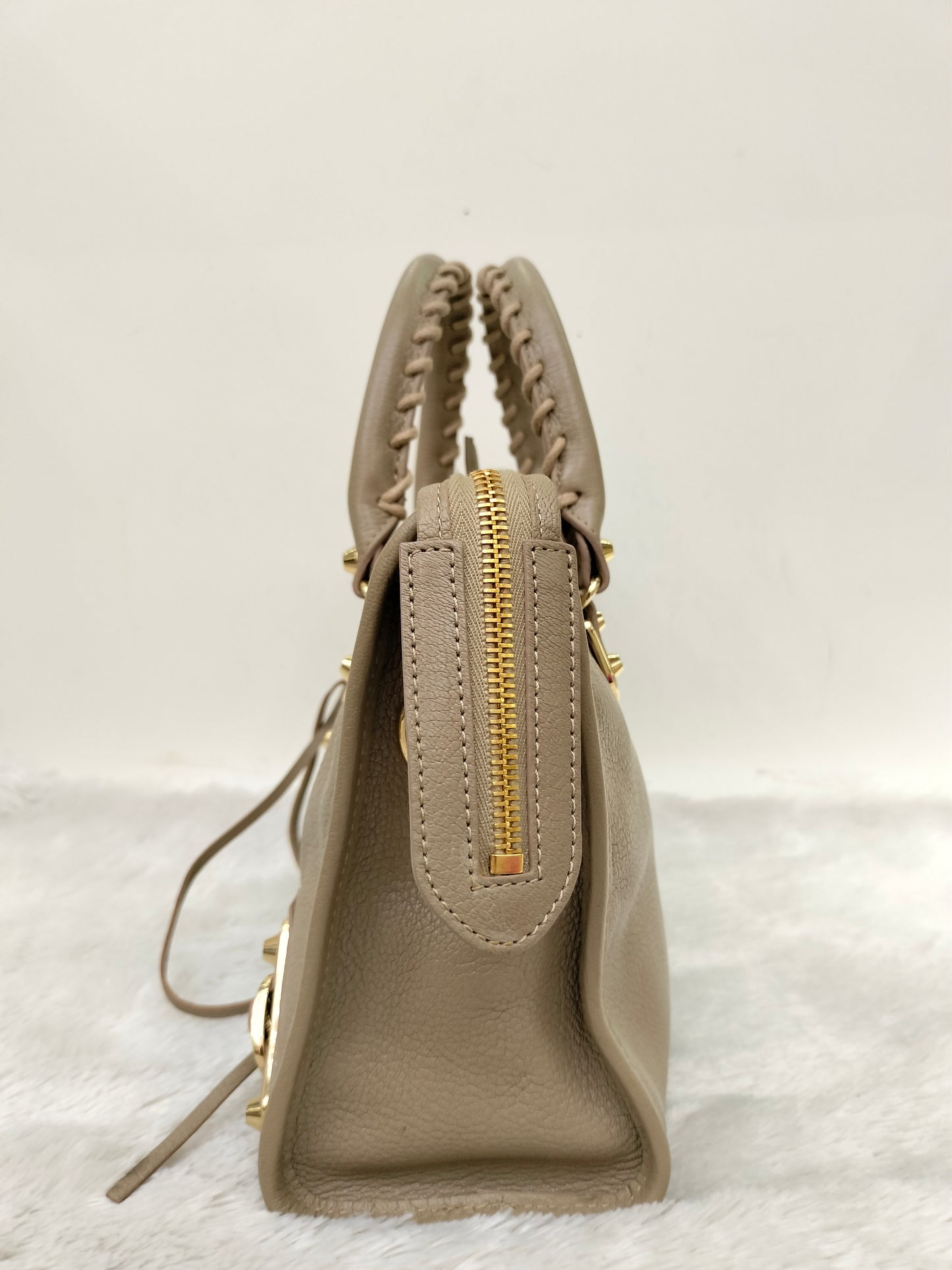 Balenciaga Small City Edge Taupe GHW 2017