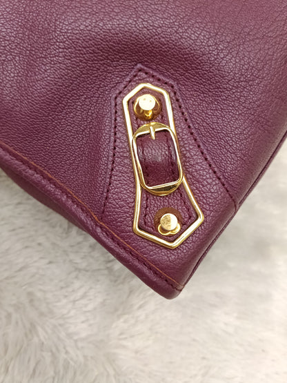Balenciaga Small City Edge Prune GHW 2017