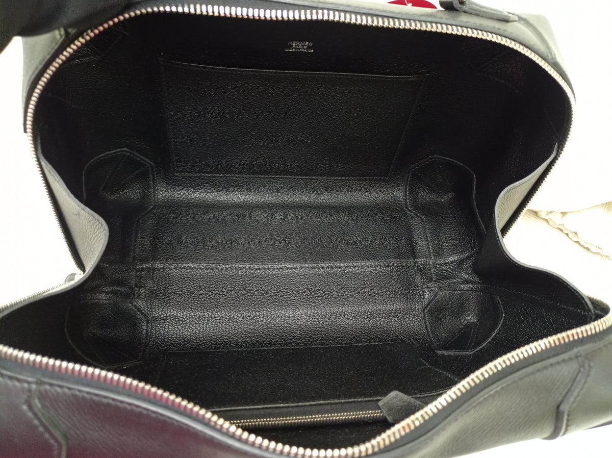 Hermes Sac Maxibox 29 Evergrain Noir PHW #T