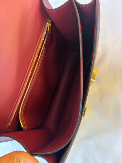 Constance 24 Epsom Bordeaux GHW #Y