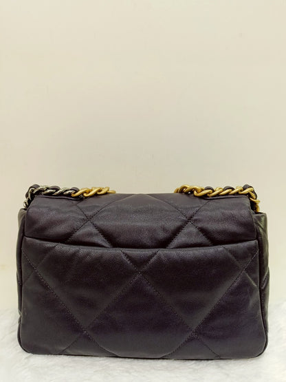 Chanel C19 Small Dark Purple GHW #30
