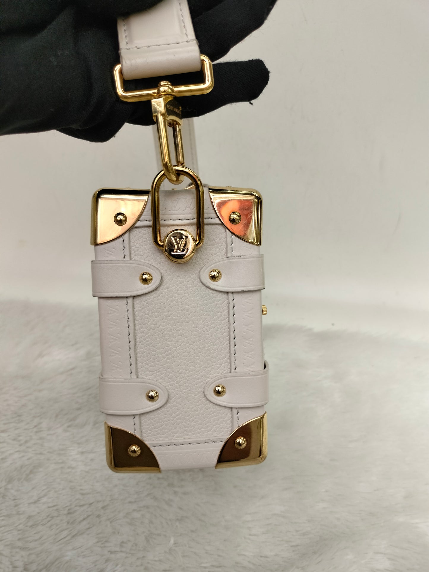 LV Side Trunk PM Grained Calfskin Chalk (CHIP)