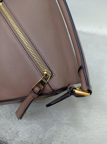 Loewe Puzzle Small Grained Dark Blush GHW 2021