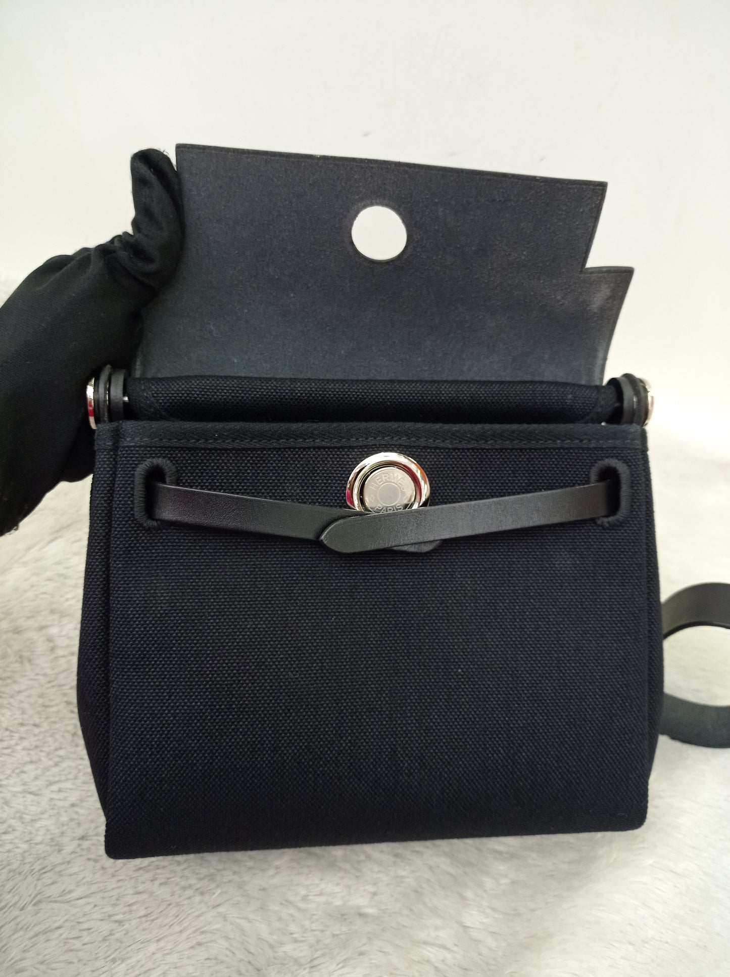 Herbag Zip 20 Canvas Black Militaire PHW #W