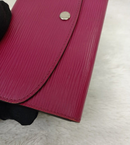 LV Emilie NM Wallet Epi Fuchsia Brown 2017