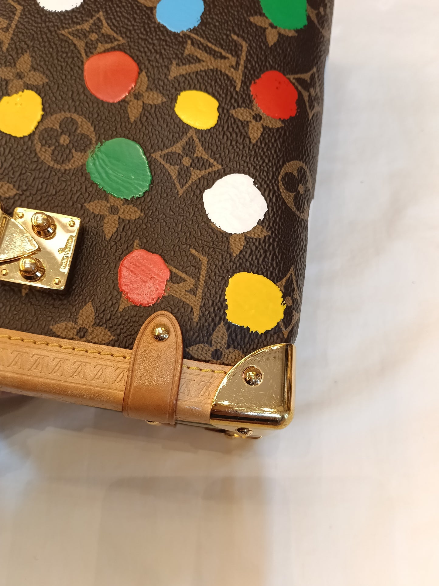 LV X Yayoi Kusama Side Trunk MM Monogram 3D Dots (CHIP)