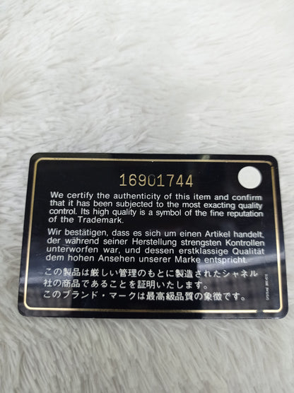 Chanel Medium Lamb Black SHW DF #16