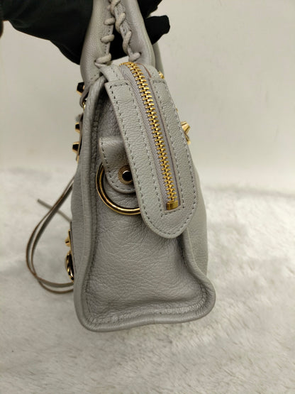 Balenciaga Mini City Edge Grey GHW