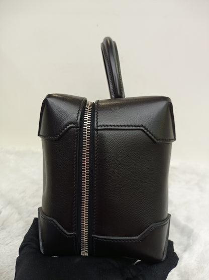 Hermes Sac Maxibox 29 Evergrain Noir PHW #T