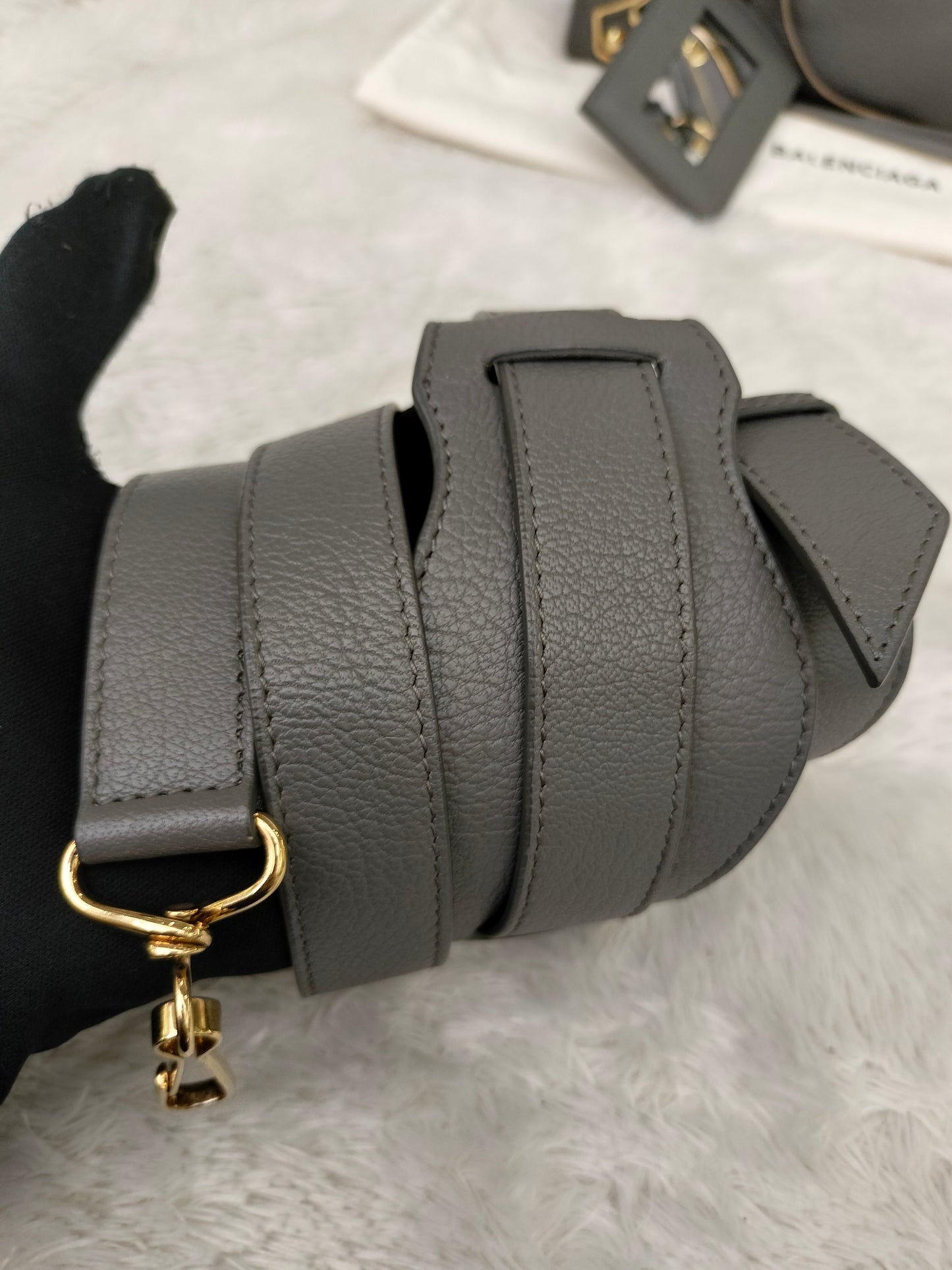 Balenciaga Mini City Edge Grey GHW 2017